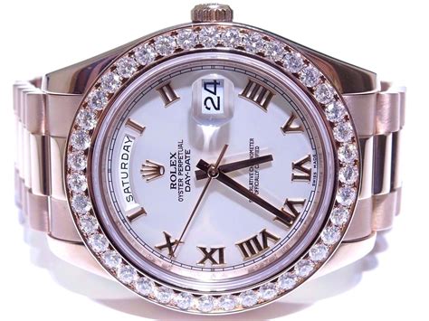 mens rolex 44mm presidential|rolex presidential 41mm diamond bezel.